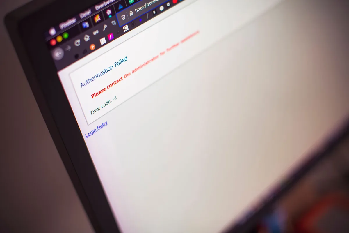 Interface de plateforme d'enregistrement de domaine sur écran d'ordinateur