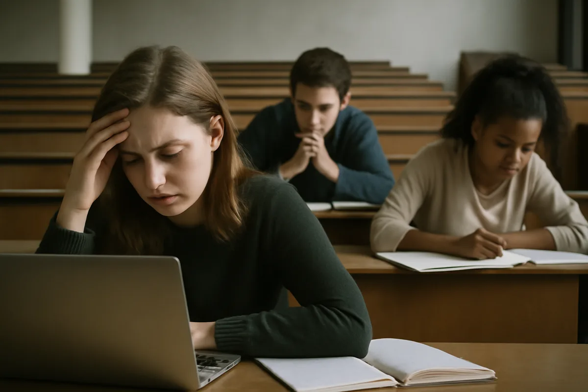 Pourquoi le passage en master perturbe-t-il autant ? — La transition de la licence au master combine plusieurs tensions : complexité méthodologique, exigences rédactionnelles et pression liée aux résultats. Une enquête réalisée auprès de 3 000 étudiants met en lumière cette