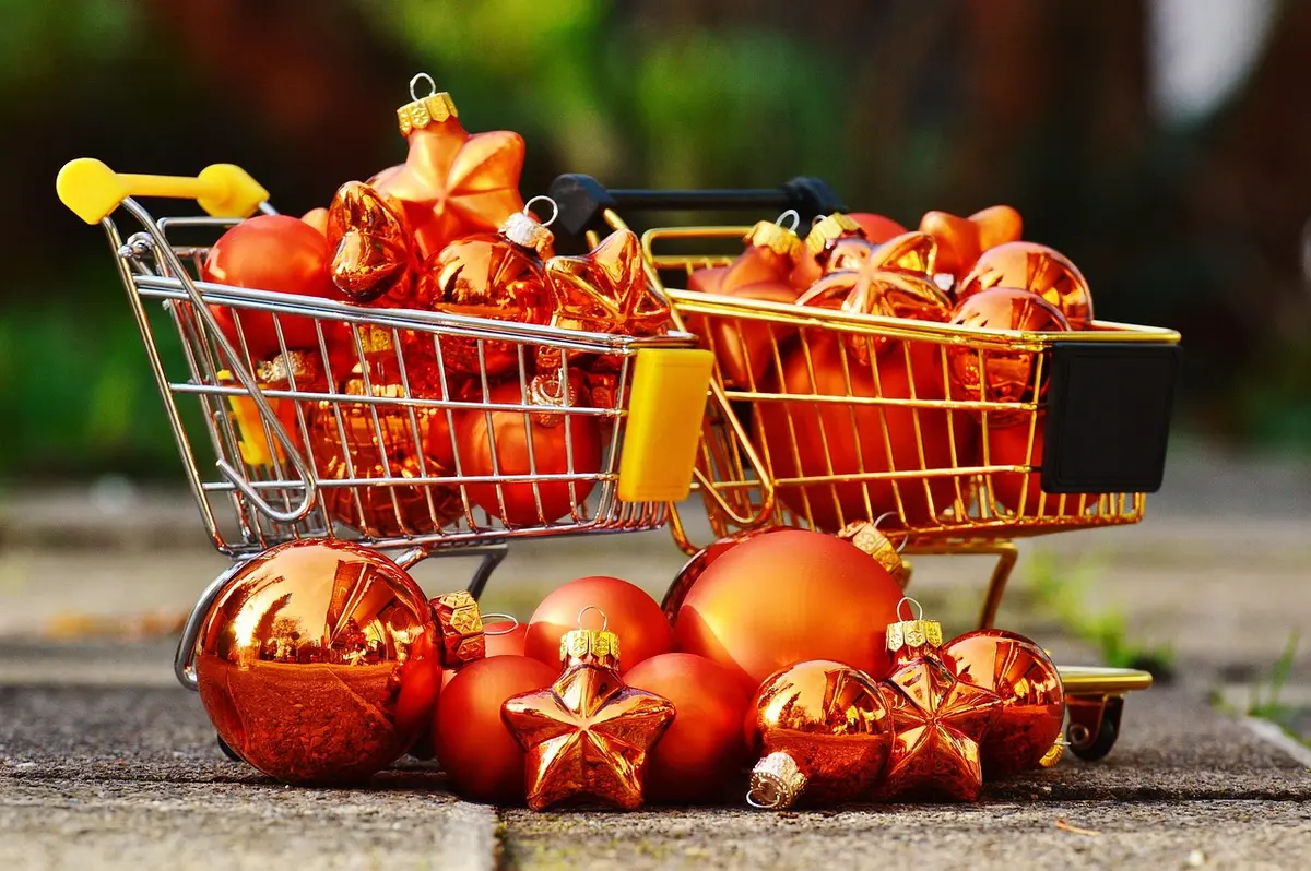 Écran d'ordinateur montrant une page de produits variés sur une boutique en ligne